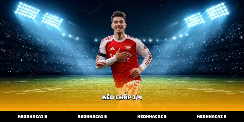 Thông số kèo chấp 1/4 trong các trận bóng đá thực tế